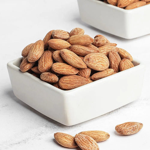 Almond giri salted ( namkeen badam ) 500gm - Agha dry fruits